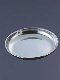 IKD 18-8抗菌給食皿 丸型【ステンレス】【小皿】【取り皿】【取皿】【小分け皿】【業務用】