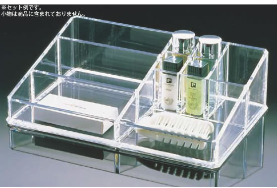 アクリル バスルームオガナイザー 5990【小物入れ】【ホテル用品】【業務用】