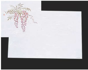 遠赤抗菌和紙 尺3まっと(100枚入) 藤 WS-10【敷紙】【会席紙】【会席マット】【業務用】