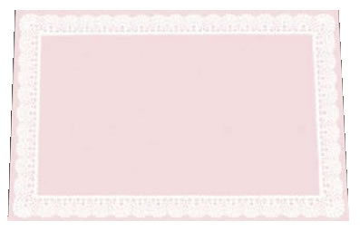 無蛍光和紙テーブルマットレースB ピンク TE-L11(100枚入)L【敷紙】【業務用】
