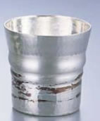 銅錫被 刷毛目ロックグラス SG014 270cc【業務用】