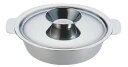 UK チリ鍋 26cm(18-0) 【IH対応】 【IH 電磁調理器対応】【ちり鍋 チリ鍋】【料理演出用品】【和食卓上鍋】【業務用】(3)
