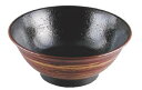 7寸 耐熱ラーメン鉢 うるみ金霞 33101950 【そば うどん器】【料理演出用品】【漆器 小皿 小鉢】【業務用】