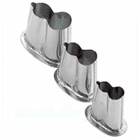 SA18-8ツバ付抜型 ひねり瓢箪 大【抜き型】【飾り型】【焼き型】【型抜き　野菜】【業務用】