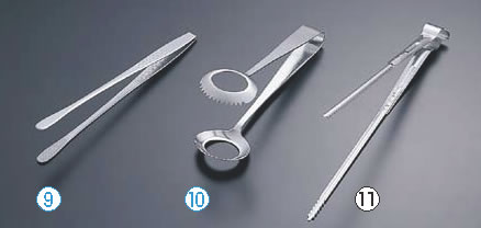 IKD18-8抗菌サービス箸トング 大【取り分けスプーン】【はさみ】【掴み】【業務用】