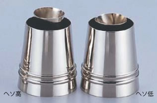 真鍮製ダブル口金 丸型 ヘソ高 【口金】【デコレーション器具】【製菓用品】【業務用】