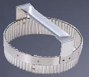 デバイヤー 18-10抜型 手付丸 3313-14 【製菓用品 洋菓子焼型 】【パテ抜 クッキー抜き型】【18-10ステンレス】【De BUYER】【業務用】