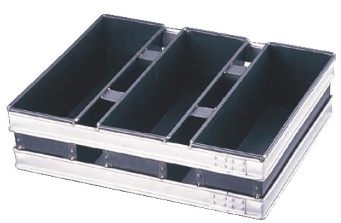 スルトン トライプラス 3斤食パン型 3連結 (蓋無) 【製パン用品】【業務用】