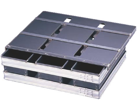 スルトン トライプラス 3斤食パン型 3連結 (蓋付) 【代引き不可】【製パン用品】【業務用】