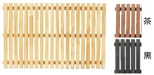 木製すのこ PW-3860 黒 【かご すのこ】【製菓用品 製パン用品】【業務用】