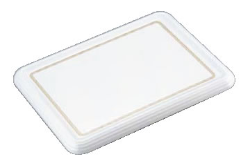 陶器風メラミン製ケーキトレー角型 CT-2634-WS【ケーキ用品】【製菓用品】【業務用】