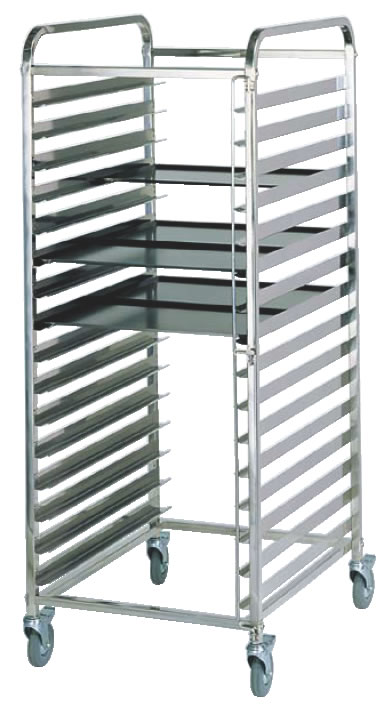 ベーカリーパントローリー ワイド ST-5302 【代引き不可】【ベーカリー用品】【ドーリー ラックカート..