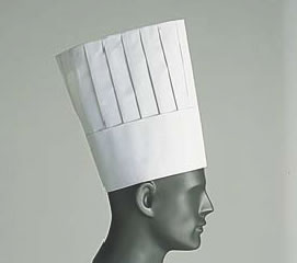 ロンドン シェフトック シェフハット A85110(50枚入)【帽子】【白衣 ユニフォーム 作業着】【コック帽..