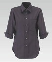 男女兼用ショップコートET-5734 L (黒)【白衣 ユニフォーム 作業着】【コック服】【飲食店用】【業務用】