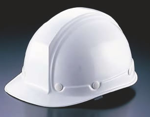 保護帽 スミハット 白 FA/UB-W (ライナー無)【ユニフォーム 作業着】【業務用】