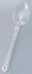 ポリカーボネイト サービススプーン No.4420 (穴なし)クリアー【バイキング ビュッフェ】【バンケットウェア】【フードバー サラダバー】【業務用】