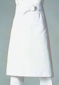 特大前掛 A-1562(ホワイト)2枚入【白衣】【ユニフォーム】【作業着】【飲食店用】【業務用】