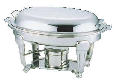 UK18-8スタッキングバロン 小判 チェーフィングデッシュ151/2吋【代引き不可】【スタンド】【飾り台】【業務用】