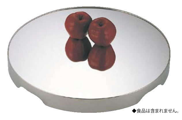 UK18-8ロイヤル丸ミラープレート 30インチ (アクリル)【代引き不可】【バイキング】【ビュッフェ】【バンケットウェア】【皿】【装飾台】【18-8ステンレス】【業務用】