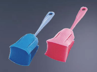 べっぴんさん コップ用柄つきスポンジ ピンク 【清掃道具 掃除道具】【スポンジ】【コップ洗い】【汚れ落とし】【業務用】