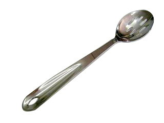 Service Spoon - 【即日出荷】大きい 穴明スプーン【取り分けスプーン】【業務用】【あす楽】