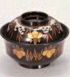 4寸天竜寺椀 溜波芦桐【お椀】【汁椀】【吸物椀】【小吸椀】【丼椀】【飯椀】【煮物椀】【多用椀】【耐..