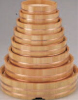 丸桶 (スノ子付) 7寸【盛込器】【料亭に】【盛器】【木製】【白木】【1-737-4】(3)