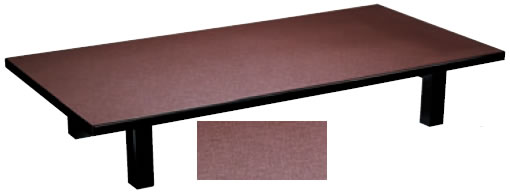 メラミン 茶乾漆(折足)　（180×90×32.5）【代引き不可】【座卓】【テーブル】【机】【料亭に】【旅館に】【1-917-40】