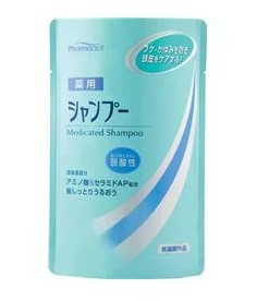 【新品】熊野油脂　ファーマアクト　弱酸性　薬用シャンプー 詰替 400ml まとめ買い×24個セット