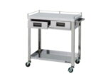 【新品】東製作所 引出し・コボレ止め付天板ステンレス製ワゴン 900*600*800 4GWGO2-900H
