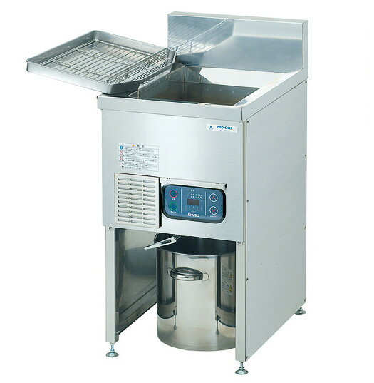 【新品】CHUBU 電気フライヤー スタンダードタイプ 油量18Lタイプ DF-3M3A 【IH/電気/フライヤー】