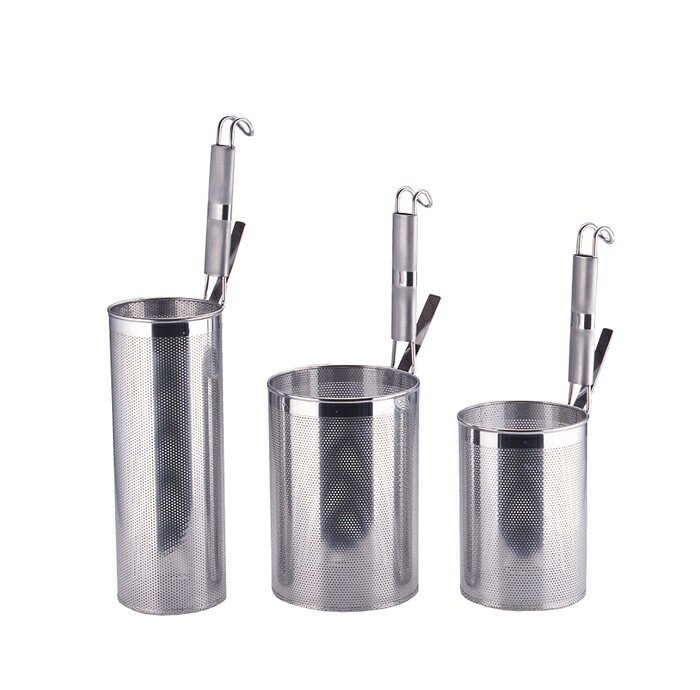 18-8 パンチング スパゲティてぼ M(パイプ柄)