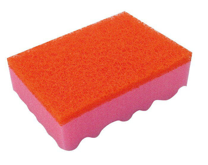 キクロンプロ　スポンジたわしソフトL(単品)　ピンク