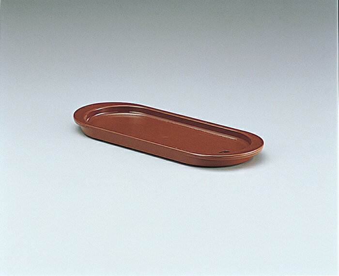 ノーブル　トレー(楕円)　　　　　ブラウン