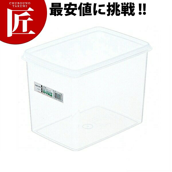 Plastic Storage Containers - ハイパック 角型 S-130 (5L) 【ctaas】 プラスチック保存容器 ストッカー 食品容器