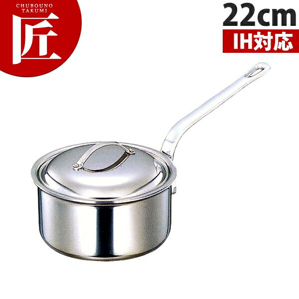 プロシード 2 深型片手鍋 22cm 【ctaa】ステンレス 製 ステンレス IH対応 電磁調理器対応 日本製