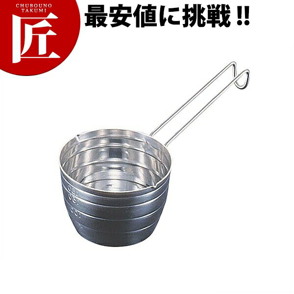 エコクリーン 18-8湯せん用計量カップ大 1000cc【ctaa】 計量カップ メジャーカップ ステンレス製 燕三..