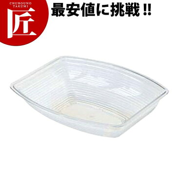 キャンブロ 長角型サラダボールRSB1419CW クリアー【ctss】サラダボール プラスチック食器 施設 給食用 食堂 介護用 和食器 業務用