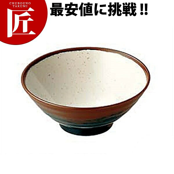 長次郎窯 そば丼（小） 白 AN64W 【ctaa】 メラミン食器 給食用食器 食堂 幼稚園 保育園 学校 介護用 和食器 業務用メラミン食器 業務用プラスチック食器 割れない 軽い 軽量