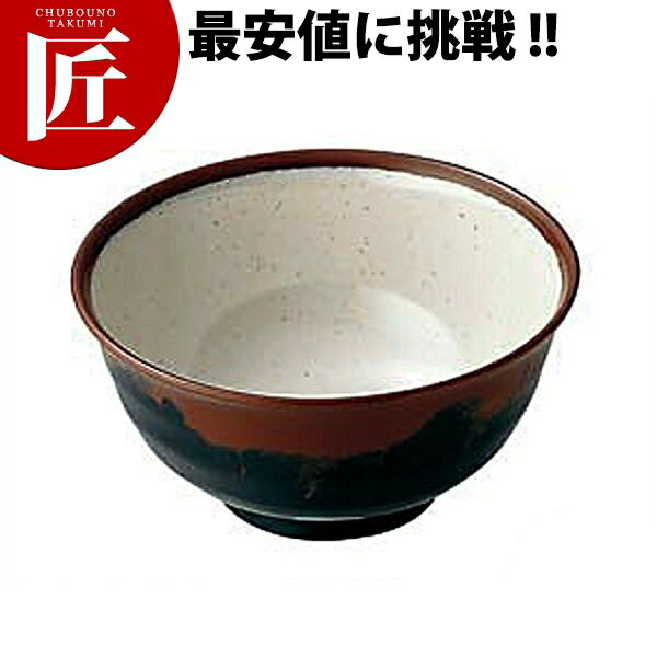 長次郎窯 羽反り丼（大） 白 AN60W 【ctaa】 メラミン食器 給食用食器 食堂 幼稚園 保育園 学校 介護用 和食器 業務用メラミン食器 業務用プラスチック食器 割れない 軽い 軽量