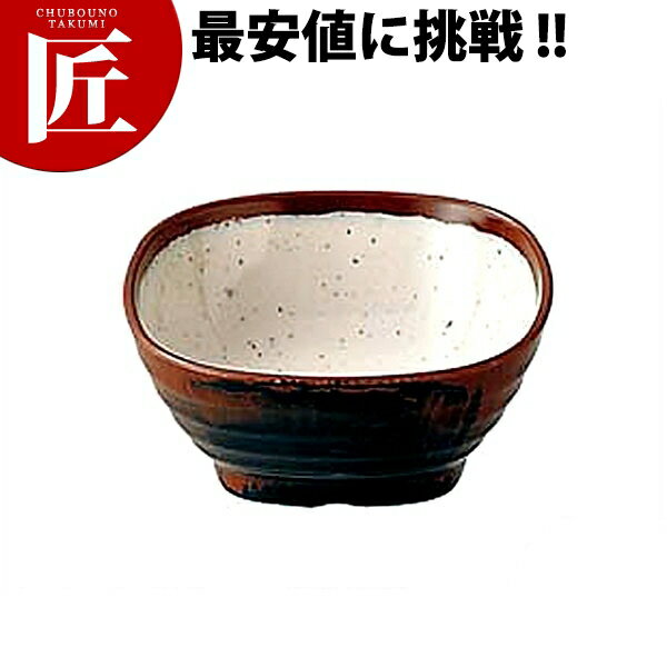 長次郎窯 角小鉢 白 AN-50W 【ctaa】 メラミン食器 施設 給食用 食堂 介護用 養護 メ