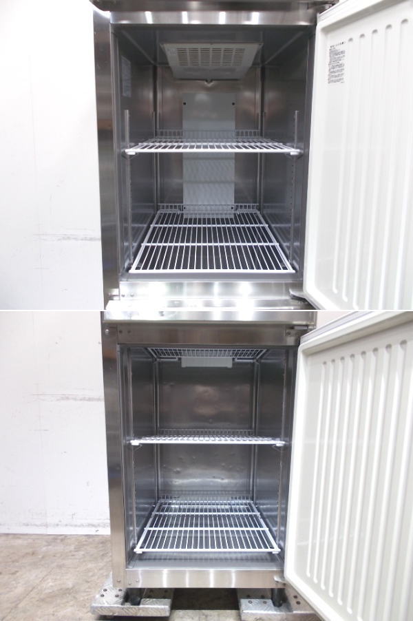 フクシマ 縦型2ドア冷凍庫 URD-062FM6 610×800×1950 中古厨房/25B2804Z