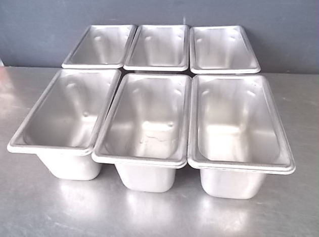 Rakuten - K-419-2 業務用 ステンレス製 ホテルパン6個セット 150×85×100 店舗用中古