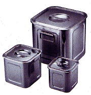 乐天商城 - 特価 送料無料 キッチンポット角型 18-8 UK 手無 18cm 5.3L