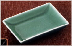 特価 送料無料クロパケ 白山陶器 四方 長角チョク 青磁