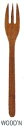 特価 送料無料クロパケ 2個組 インドネシアカトラリー フォーク M WOOD'N 106024(3)