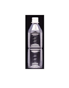 ハニー 耐熱ペットボトル 角型 HTK-500 キャップ付 243本入 空 ペットボトル 使い捨て 容器 テイクアウト