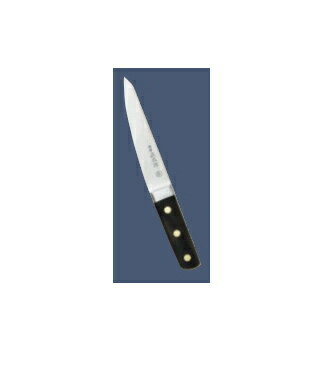 送料無料 正広作（日本鋼・ツバ付）左利き用 骨スキ丸 15cm