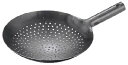 送料無料 山田工業所 鉄 打出 中華穴明片手鍋 ジャーレン 27cm 板厚1.2mm