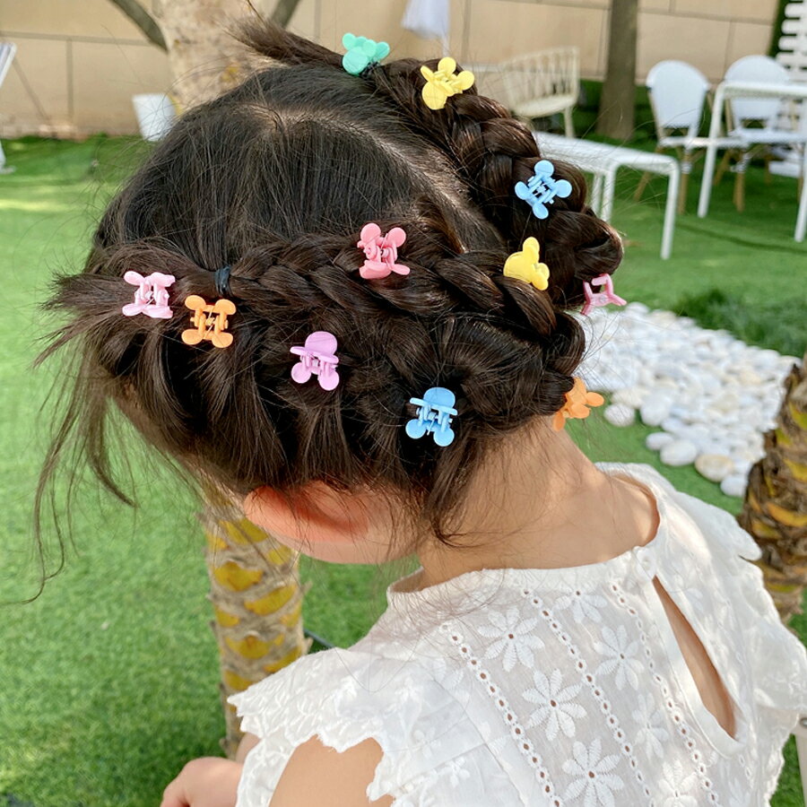 スーパーセール期間20%OFF キッズ ヘアクリップ 子供 ヘアアクセサリー ヘアピン 髪留め かわいい おしゃれ 花 星 ウサギ お プレゼント☆9点セット キッズ chuzakka0099